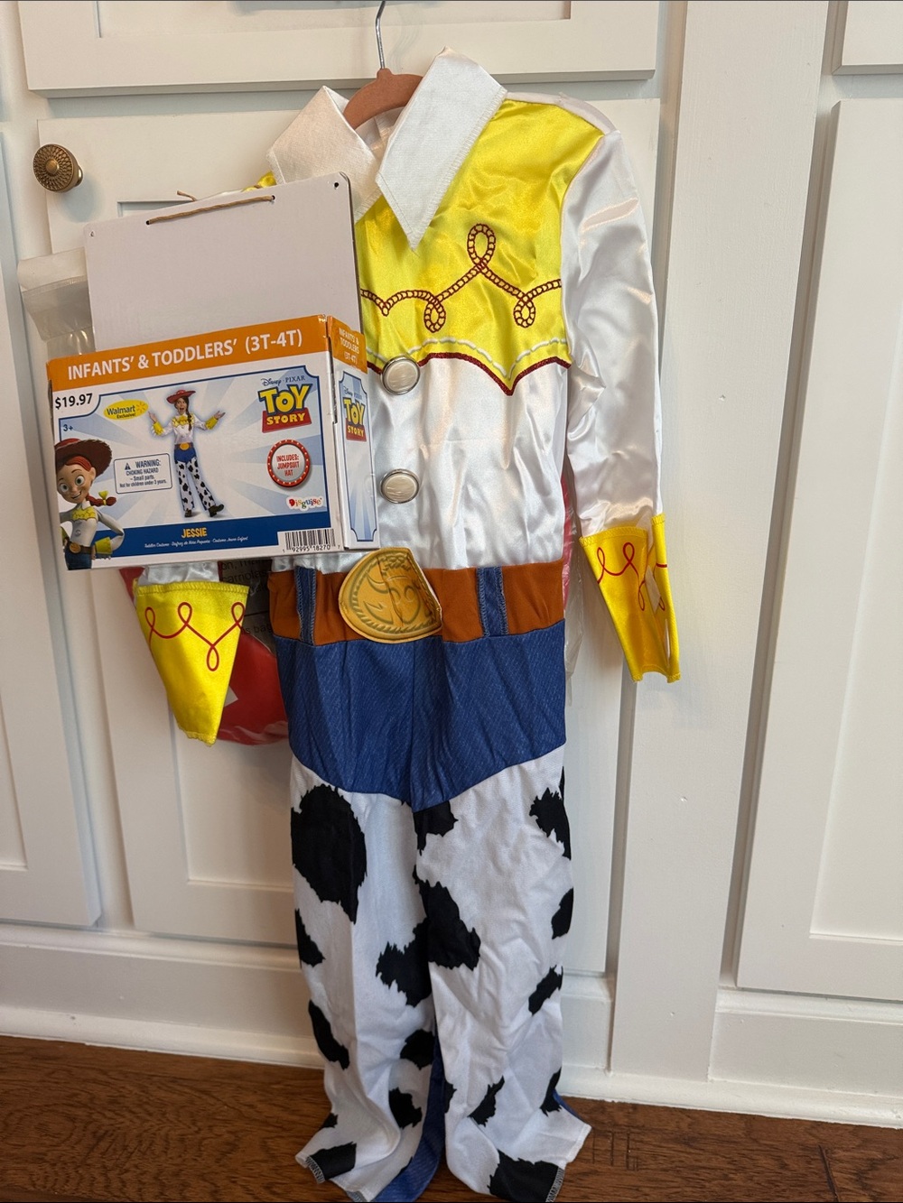 Disney Jessie Costume - Yellow, White, Blue, Black & Brown